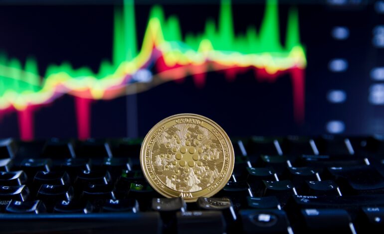 Bitcoin ADA coin token digital crypto currency coin for decentralized financial banking