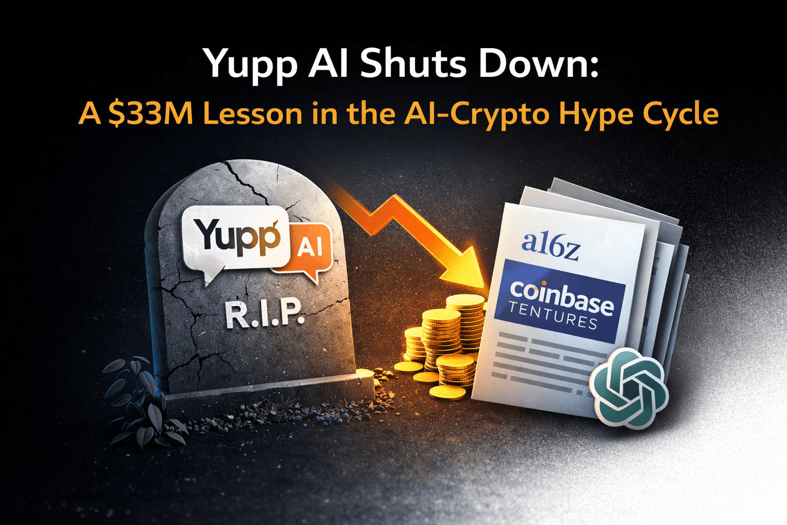 Yupp AI Shuts Down: A $33M Lesson in the AI-Crypto Hype Cycle
