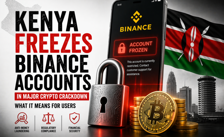 Kenya freezing Binance accounts in crypto crackdown