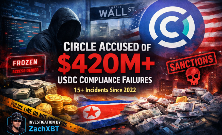 $420M+ in Question: ZachXBT Accuses Circle of Major Compliance Failures