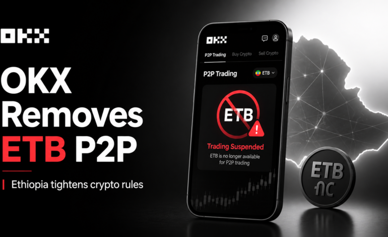 OKX removes Ethiopian Birr ETB from P2P trading as Ethiopia tightens crypto rules