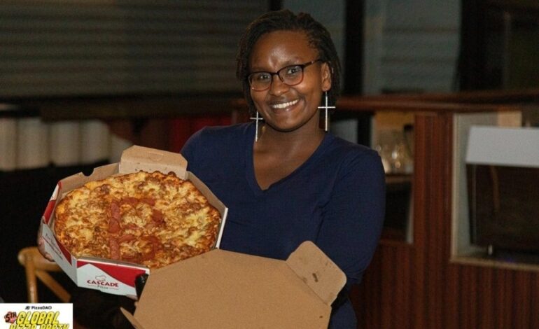 Bitcoin Pizza Day Kenya event at Tatu City celebrating the 10,000 BTC pizza story
