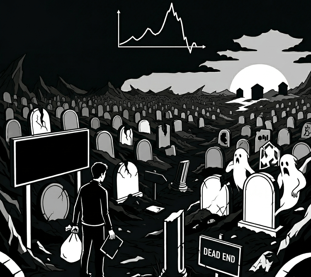 The Crypto Cemetery: Why 13 Million Tokens Died (And Why You’re Still Holding the Bag)