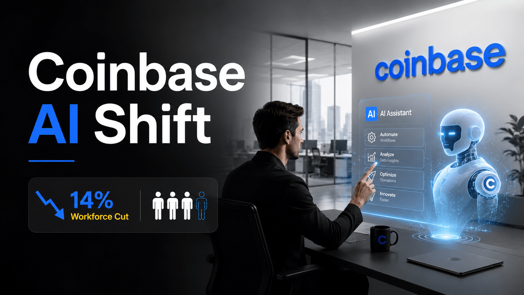 Coinbase AI Workforce Restructuring: Why Coinbase Cut 14% of Staff