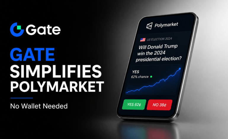Gate simplifies Polymarket access with a no wallet needed prediction market interface.