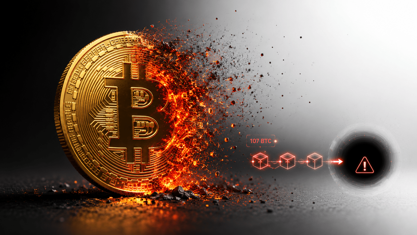Mystery Bitcoin Burn Destroys 107 BTC Worth Over $8 Million