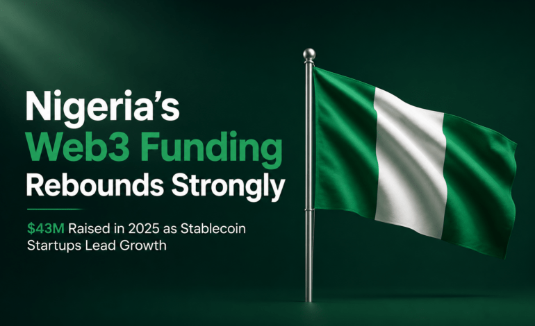 Nigeria’s Web3 Funding Rebounds Strongly With $43 Million Raised in 2025