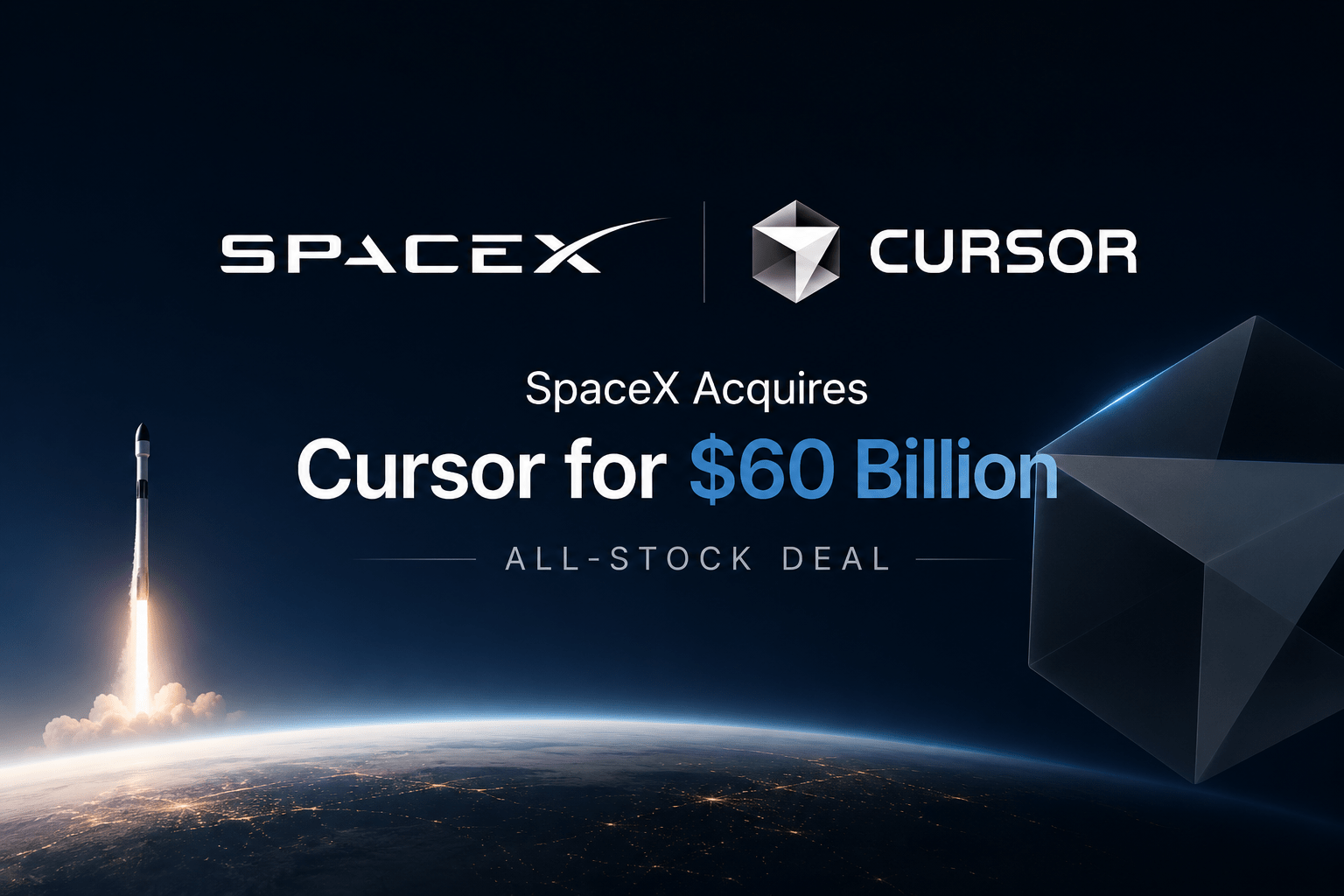 SpaceX Acquires AI Coding Powerhouse Cursor for $60 Billion in All-Stock Deal