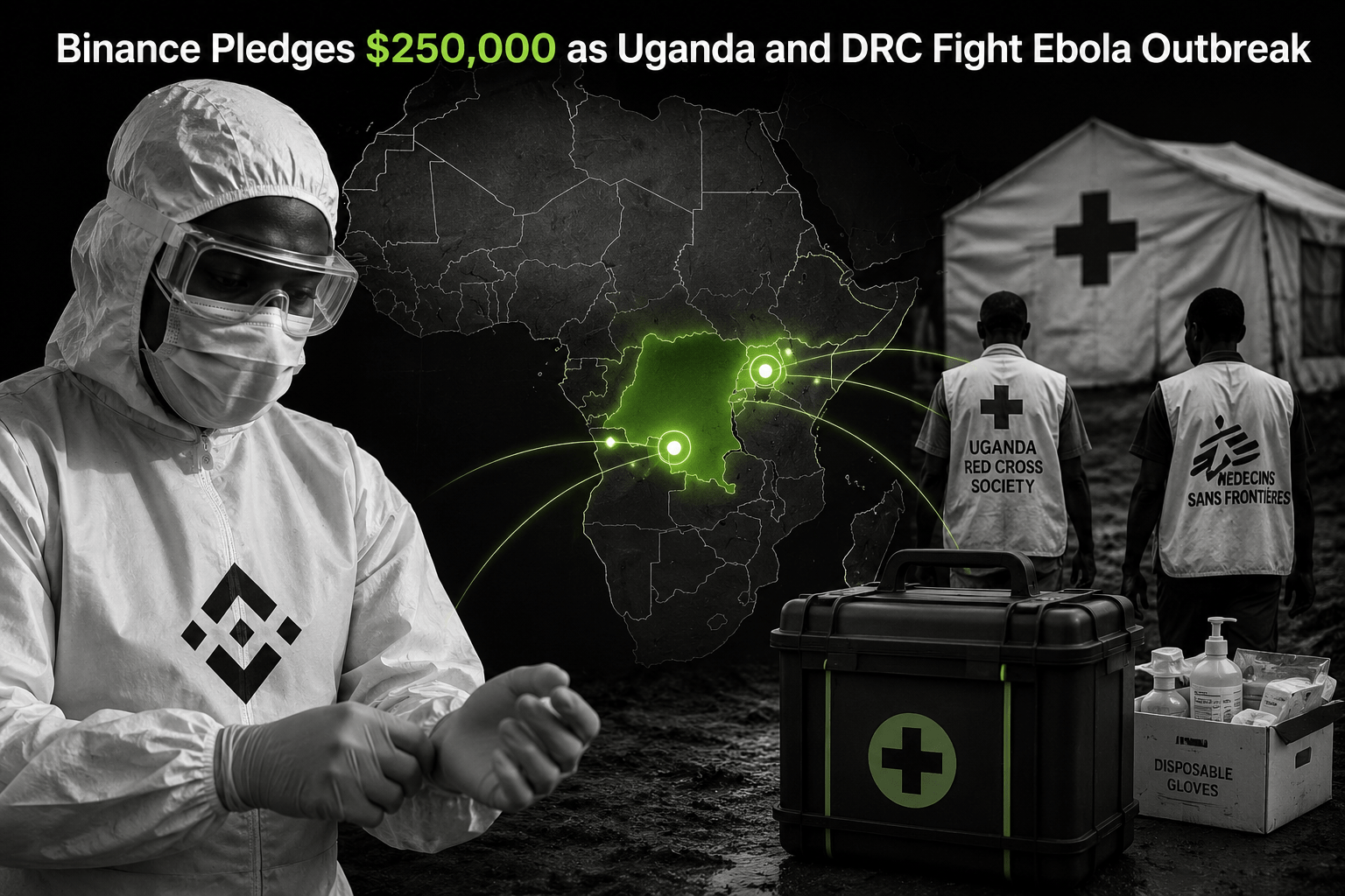 Binance Pledges $250,000 as Uganda and DRC Fight Ebola Outbreak