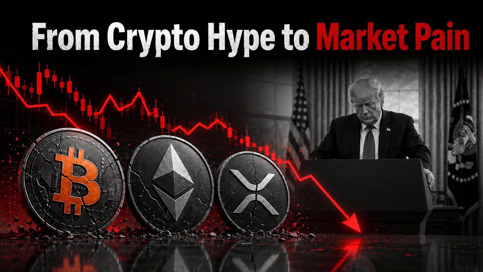 From Crypto Hype to Market Pain: BTC, ETH and XRP Since Trump Took Office