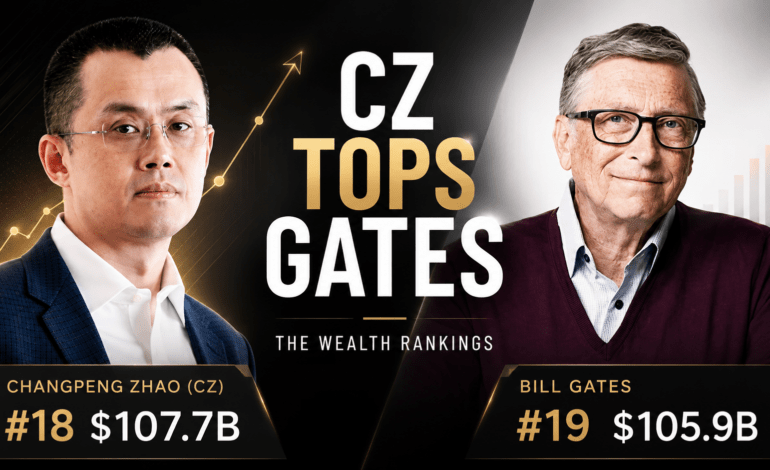 Changpeng Zhao ranked above Bill Gates in Forbes billionaire wealth estimates
