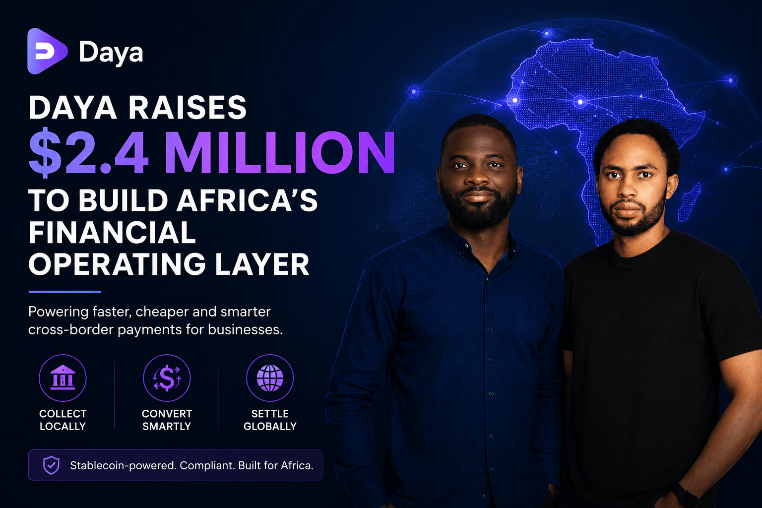 Daya Raises $2.4 Million to Build the Financial Operating System for African Businesses