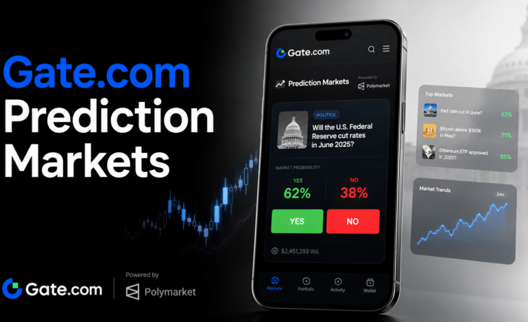 Gate.com Added Prediction Markets Through Polymarket
