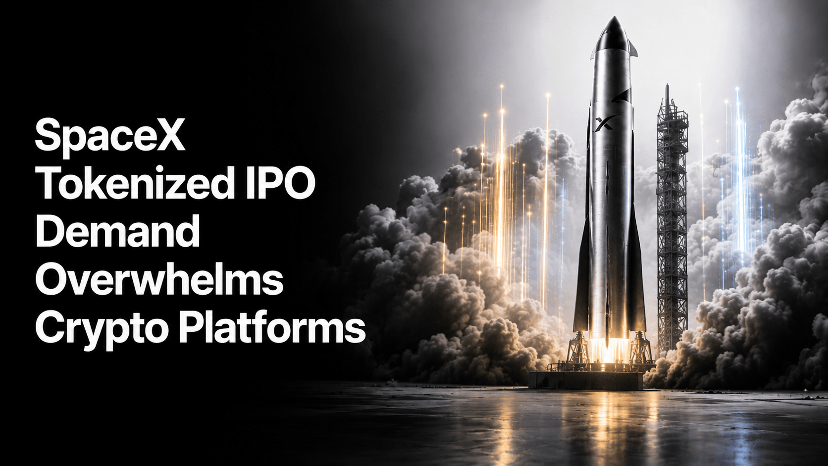 SpaceX Tokenized IPO Demand Overwhelms Crypto Platforms