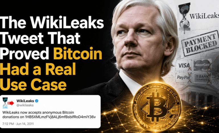The WikiLeaks Tweet That Proved Bitcoin Had a Real Use Case
