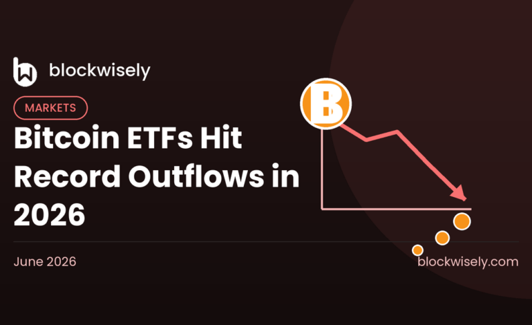 Bitcoin ETF Record Outflows Define Crypto’s Worst Stretch of 2026