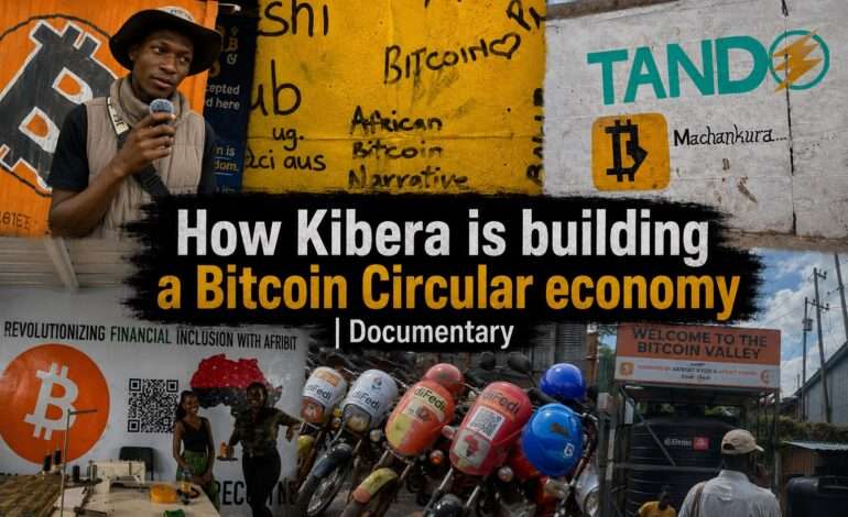 Meave Akinyi documenting the Bitcoin circular economy in Kibera, Kenya
