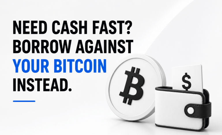 Need Cash Fast? Borrow Against Your Bitcoin Instead
