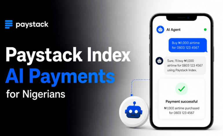 Paystack Index AI agent completing an airtime payment for a Nigerian user