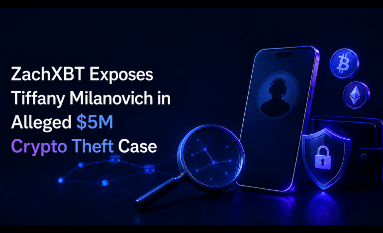 ZachXBT Tiffany Milanovich crypto theft report and on-chain investigation