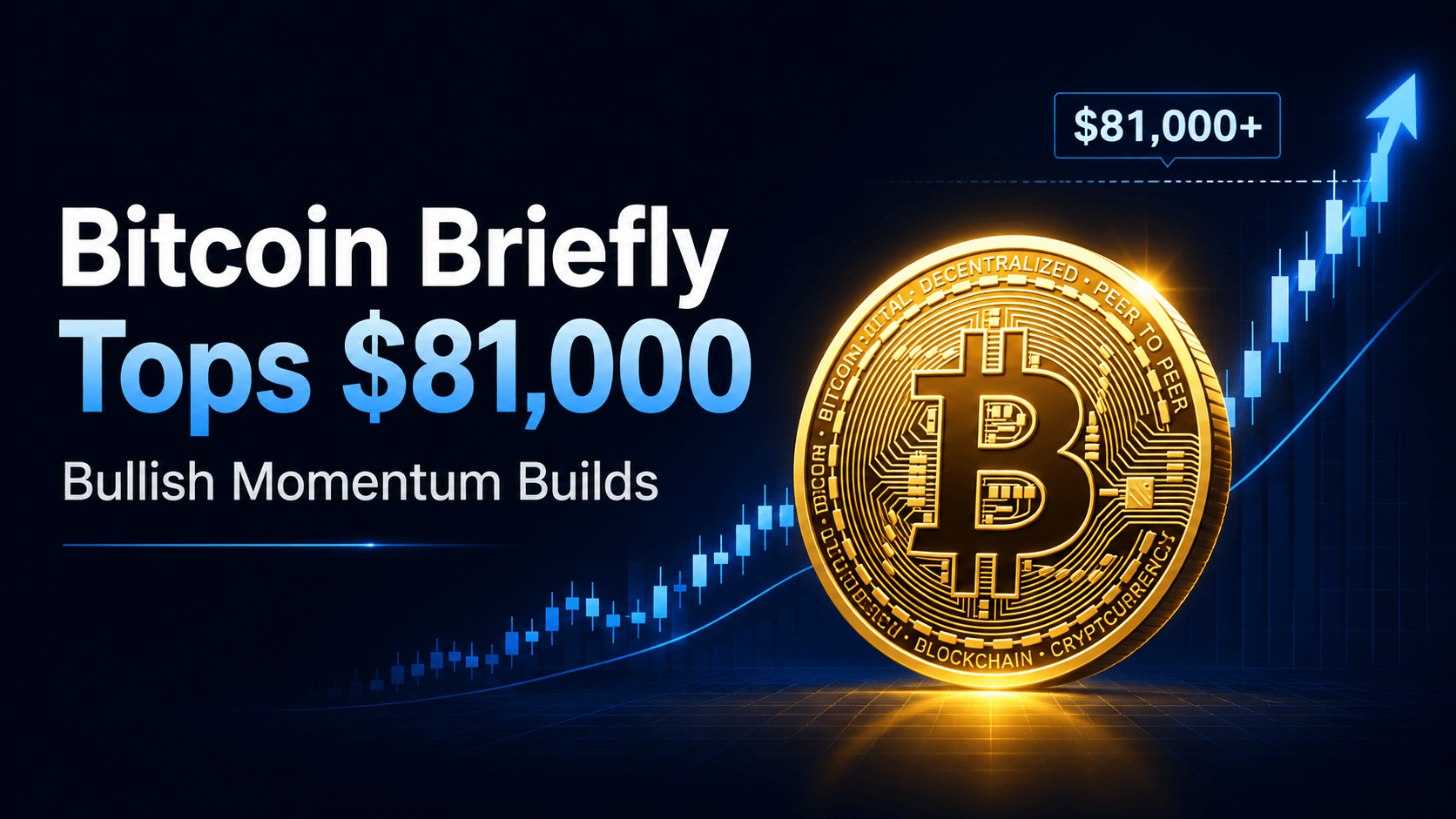 Bitcoin Briefly Tops $81,000 as Bullish Momentum Builds
