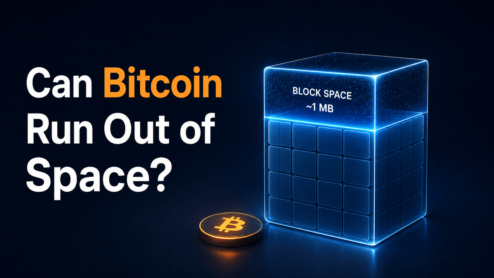 Can Bitcoin Run Out of Space? What Full Blocks Actually Mean