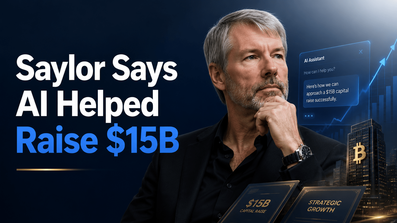 Michael Saylor Says ChatGPT Helped Strategy Raise $15 Billion