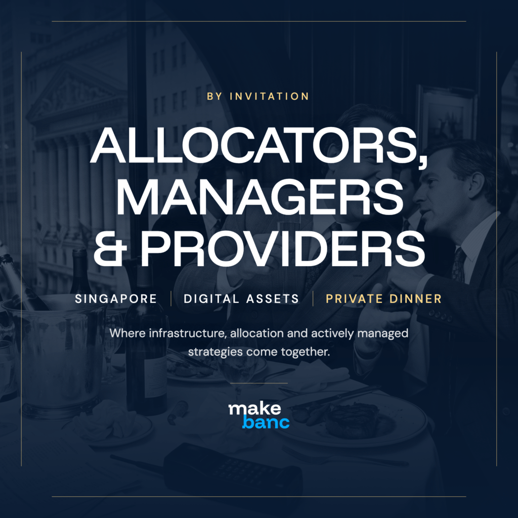 Allocators | Managers | Providers | VIP Dinner (invite only)