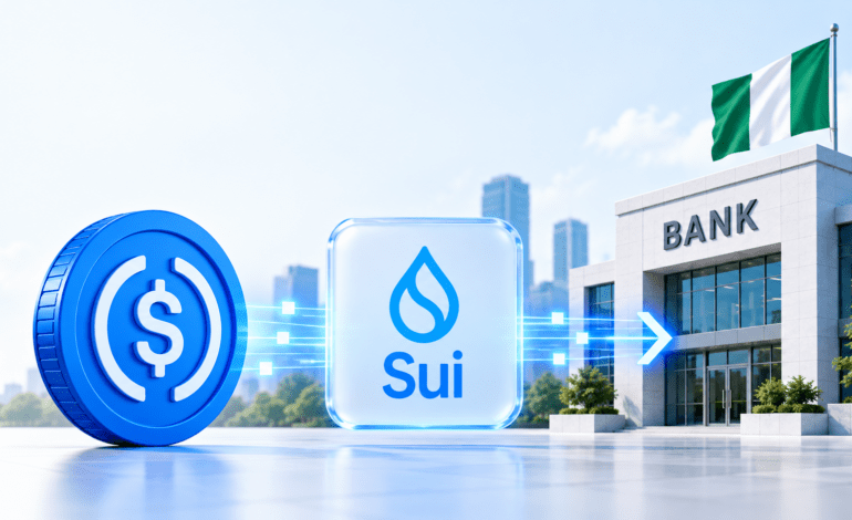 Stablecoin transfer through Sui to a Nigerian bank without blockchain gas fees