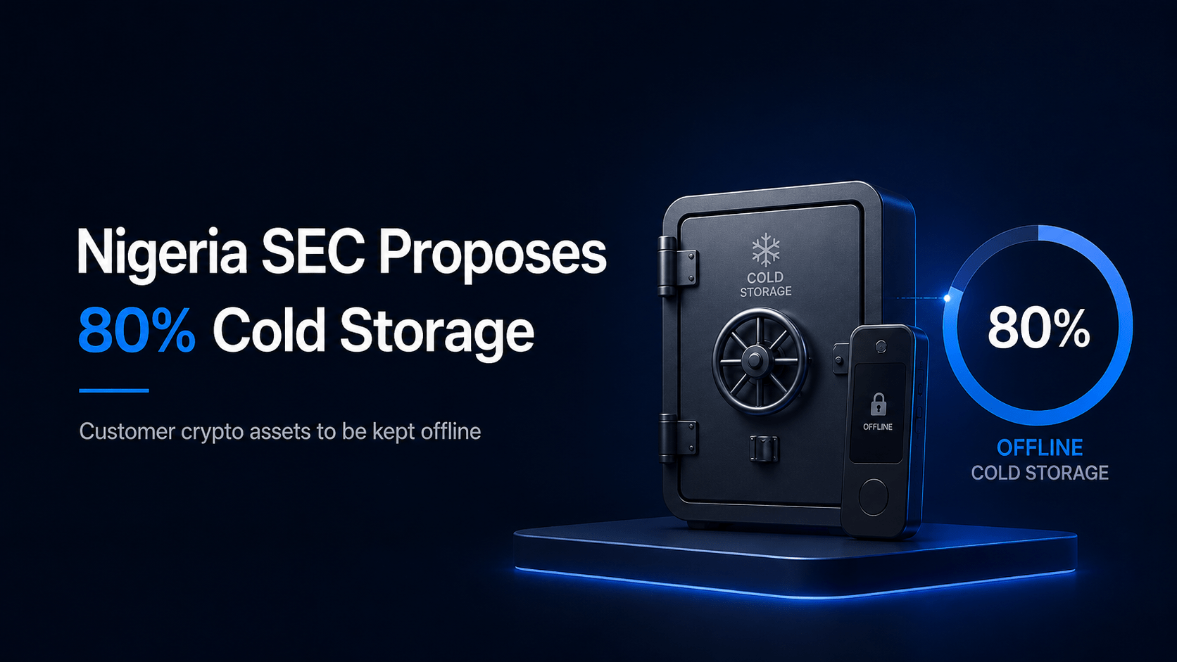 Nigeria SEC Proposes 80% Cold Storage Requirement for Customer Crypto Assets