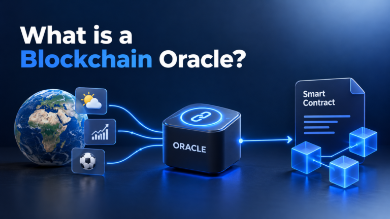 Blockchain oracle connecting real-world weather, financial and sports data to a blockchain smart contract.