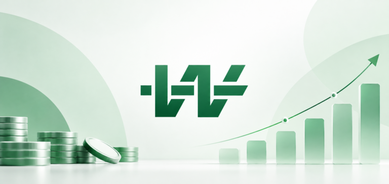 Walapay funding illustrated with its logo and a rising growth chart
