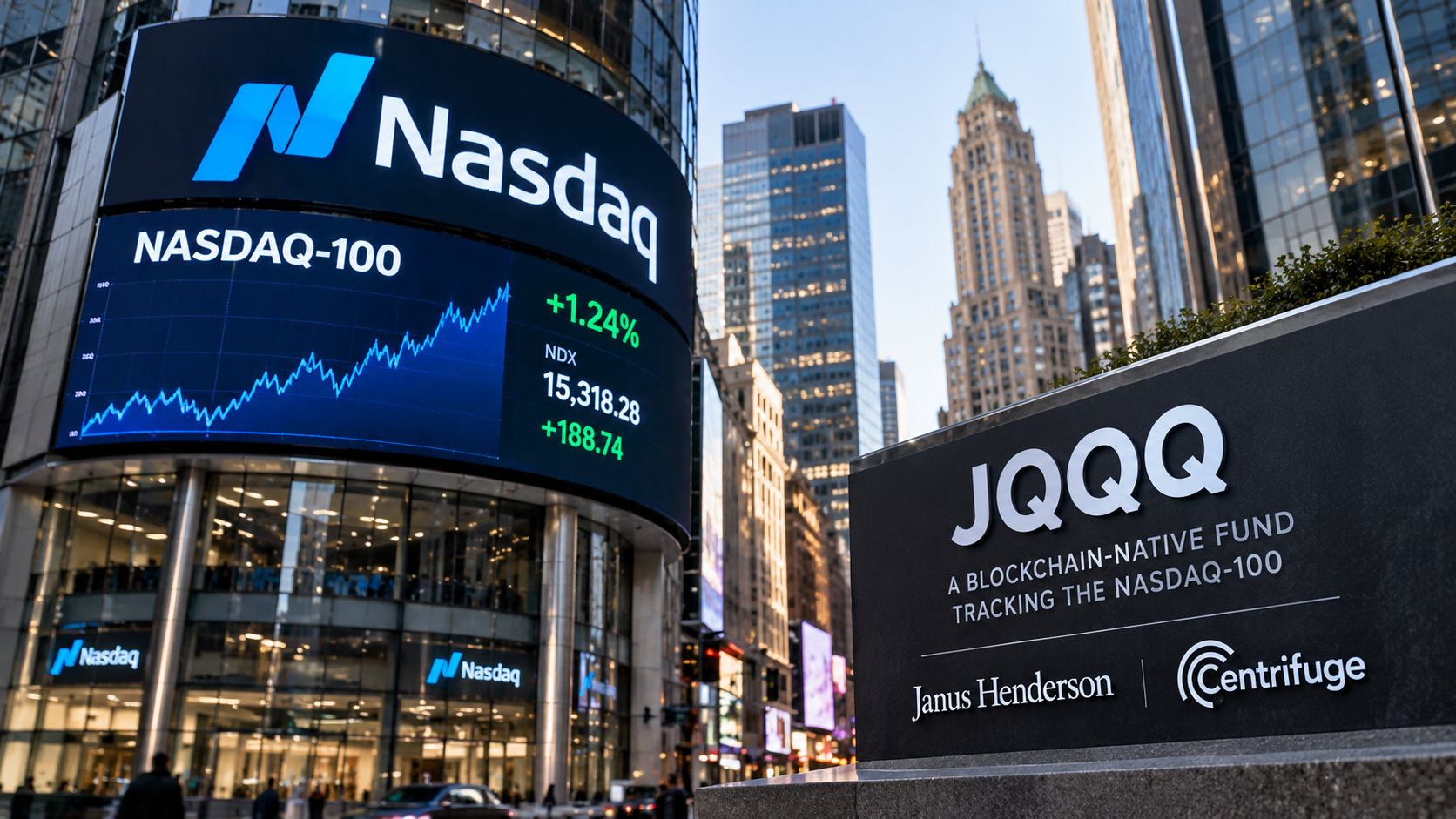 Nasdaq-100 Goes Onchain as Janus Henderson and Centrifuge Launch Tokenized Fund