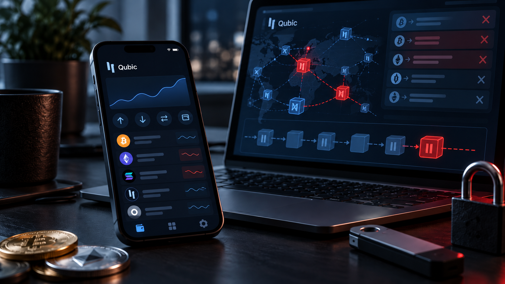 Qubic Blockchain Frozen After Hacker Drains 1,400 Crypto Wallets
