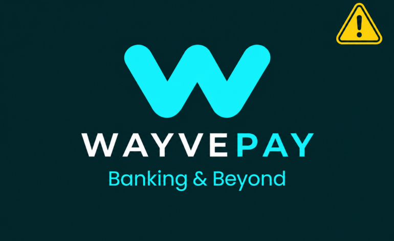 Blue warning symbol and regulatory notice beside a Nigeria SEC WayvePay headline