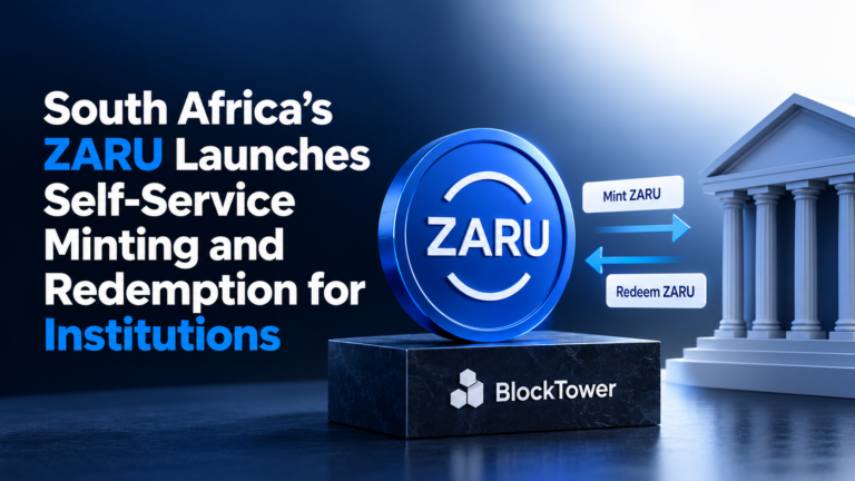 ZARU launches self-service minting and redemption for institutions in South Africa
