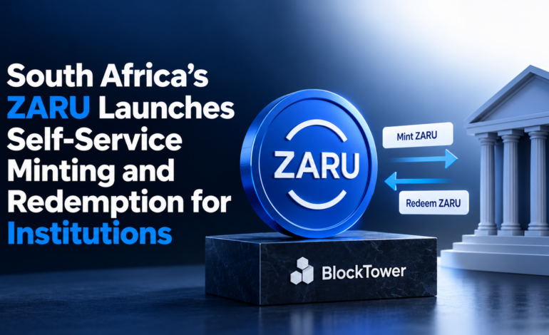 ZARU launches self-service minting and redemption for institutions in South Africa
