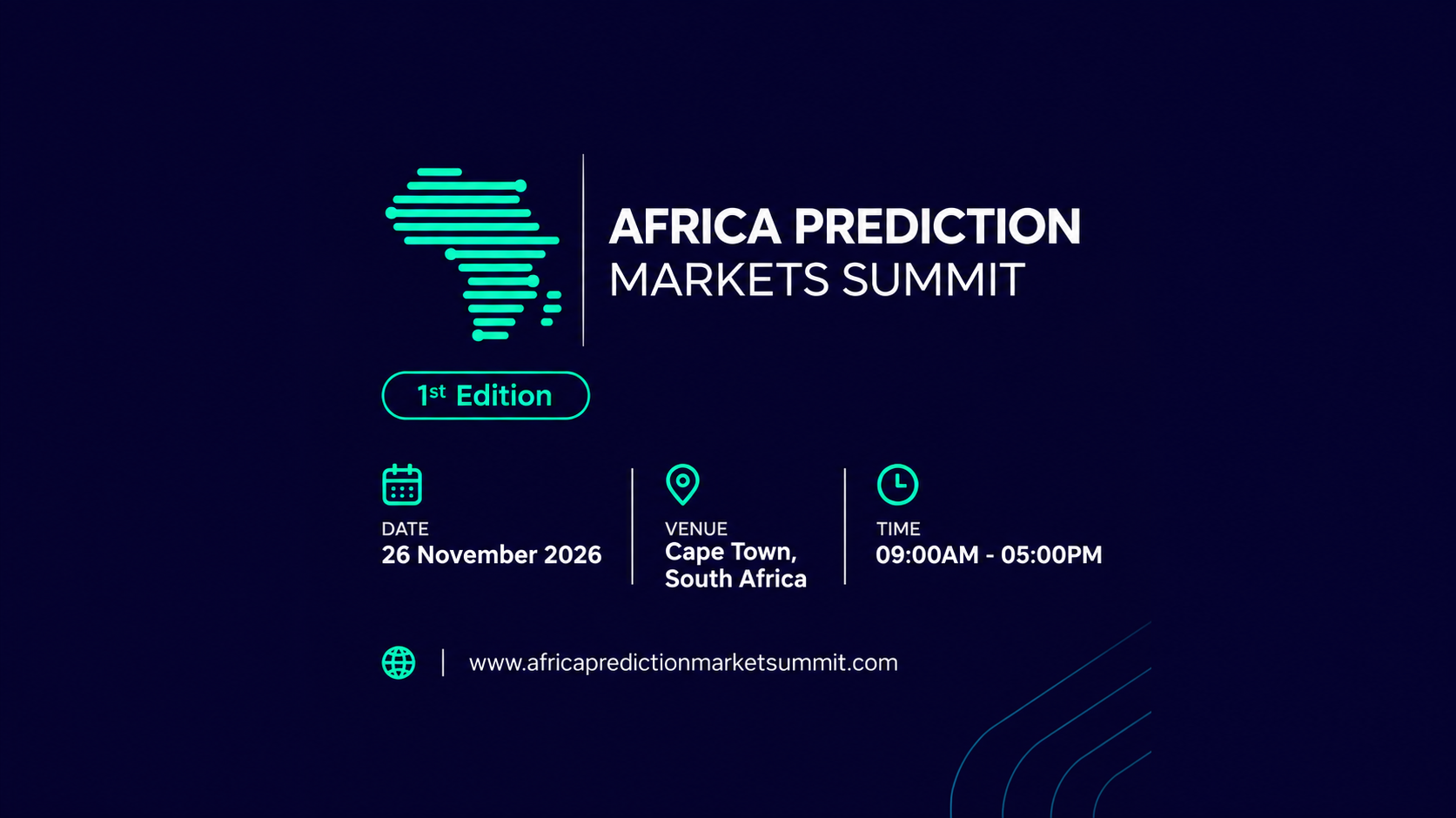 Institutional Leaders, Regulators, and Innovators to Convene in Cape Town for Africa’s First Prediction Markets Summit