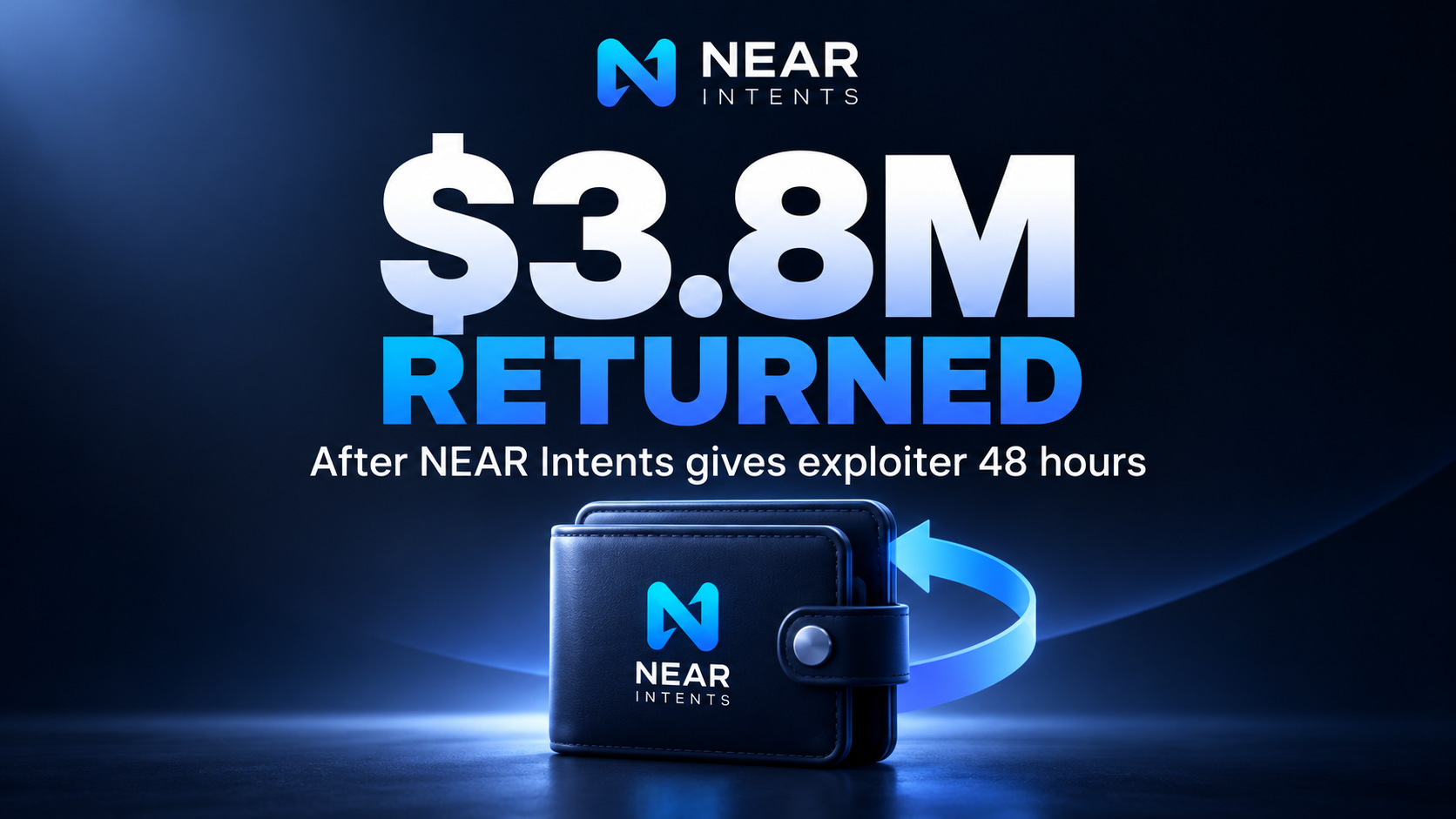 $3.8M Returned After NEAR Intents Gives Exploiter 48 Hours